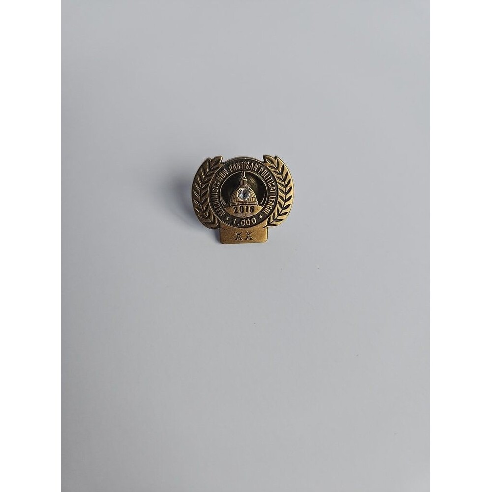 2016 Non-Partisan Political Badge with Gemstone